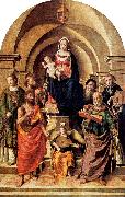 Palmezzano, Marco Virgin and Child Surrounded by Saints oil painting reproduction